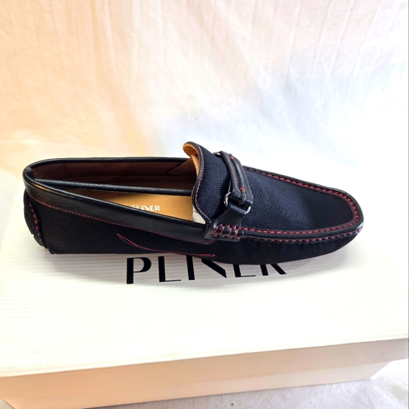 Donald Pliner Men's Size 9 Black Donnien Nylon Bit Loafer New - Picture 3 of 5